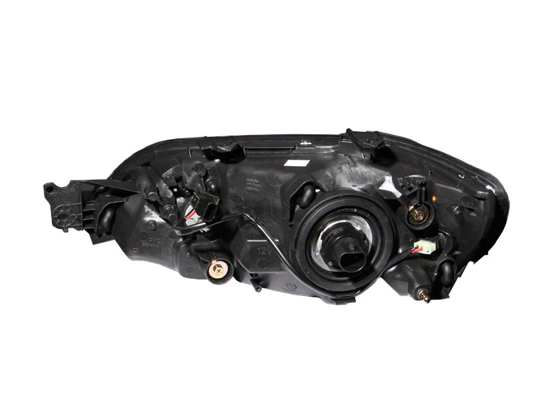ANZO 121101 2002-2003 Mitsubishi Lancer Crystal Headlights Black