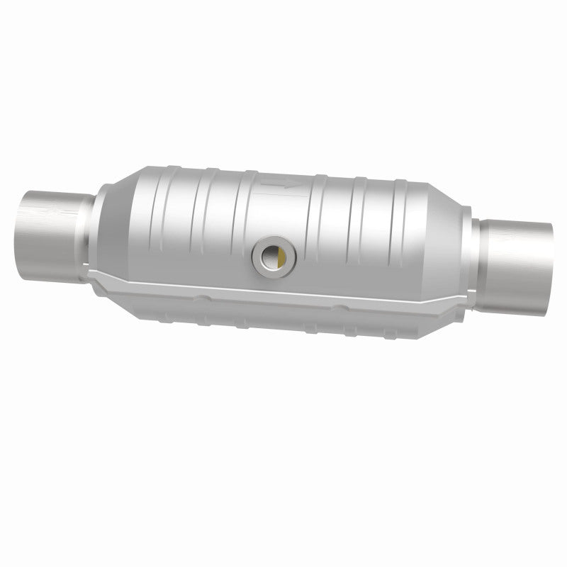 Magnaflow 51356 MagnaFlow Conv Univ 2.5in Inlet/Outlet Center/Center Round 11in Body L x 5.125in W x 15in Overall L