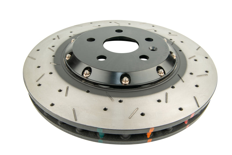 DBA DBA52604BLKXS 2010+ Camaro V8 SS Front Drilled & Slotted 5000 Series 2 Piece Rotor Assembled w/ Black Hat