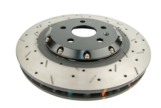 DBA DBA52604BLKXS 2010+ Camaro V8 SS Front Drilled & Slotted 5000 Series 2 Piece Rotor Assembled w/ Black Hat