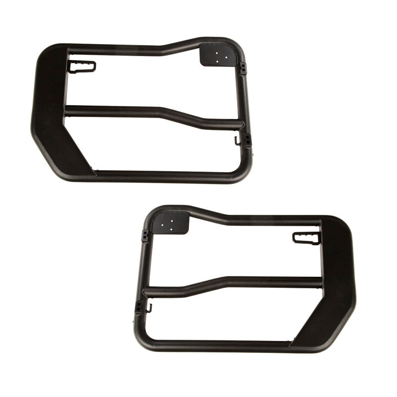 Rugged Ridge 11509.15 Fortis Front Tube Doors with Mirrors 18-23 Jeep Wrangler JL/JT