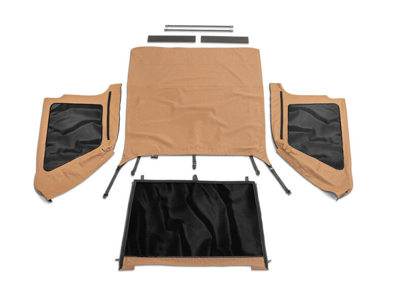 Rampage 109517 1997-2006 Jeep Wrangler(TJ) Frameless Soft Top Kit - Spice