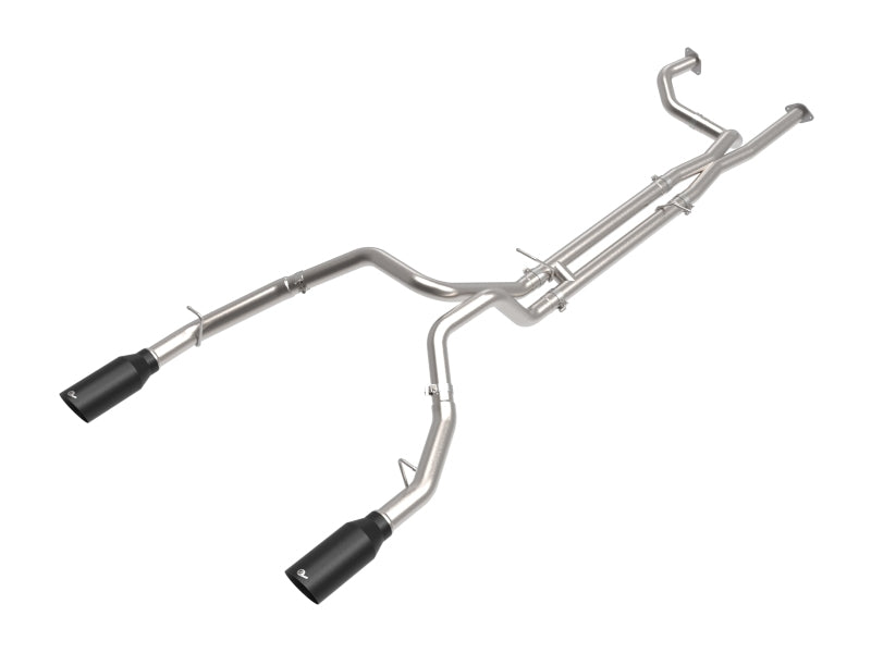 aFe 49-32084-B Vulcan Series 3in 304SS Cat-Back Exhaust 21+ RAM 1500 TRX V8-6.2L w/ Black Tips