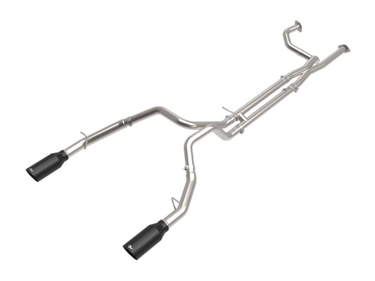 aFe 49-32084-B Vulcan Series 3in 304SS Cat-Back Exhaust 21+ RAM 1500 TRX V8-6.2L w/ Black Tips