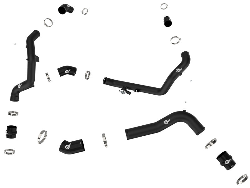 aFe 46-20654-B 20-23 Ford Explorer ST V6 3.0L (tt) BladeRunner Aluminum Hot and Cold Charge Pipe Kit - Black