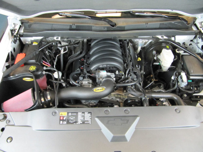 Airaid 201-285 2014 GM 1500 Pickup/ 2015 GM Tahoe/Yukon 5.3L MXP Intake System w/ Tube (Dry / Red Media)