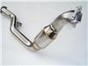 Invidia HS05SLADPC 05+ AT LGT Polished Divorced Waste Gate Downpipe with High Flow Cat