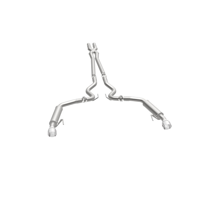 Magnaflow 19099 MagnaFlow Cat Back, SS, 2.5in, Competition, Dual Split Polished 4.5in Tips 2015 Ford Mustang V6 3.7L