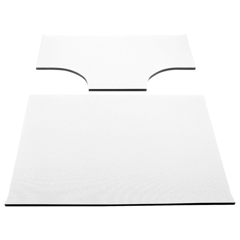 DEI 50148 03-06 Jeep Wrangler TJ 2-Door w/Speaker Pods Boom Mat Headliner - 2 Piece - White