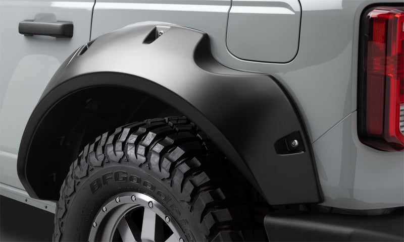 Bushwacker 20960-02 2021+ Ford Bronco 4-Door Pocket Style Flares 4pc - Black