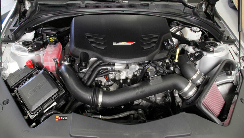 K&N Engineering 57-3093 K&N 16-17 Cadillac ATS-V 3.6L V6 Twin Turbo Performance Intake Kit