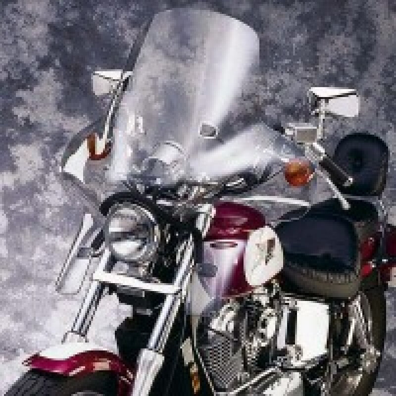 National Cycle 82-84 Honda CB550-650SC/VF700-1100/ 82-84 Kawasaki KZ550-750 Plexifaring 3 - Clear