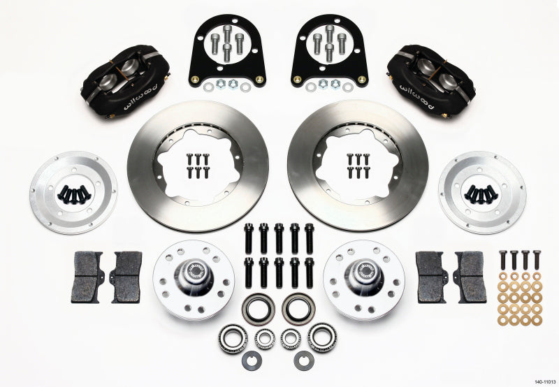 Wilwood WIL140-11013 HD Front Brake Kit 37-48 Ford-Billet