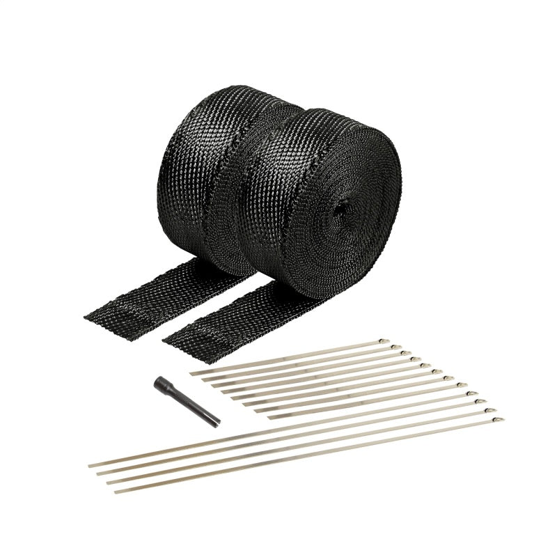 DEI 10073 Exhaust Wrap Kit - Black Titanium Wrap Locking Ties & Locking Tie Tool