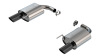 Borla 11984BC 2024 Ford Mustang GT 5.0L V8 w/o Active Exhaust ATAK Axle-Back Exhaust System - Black Chrome