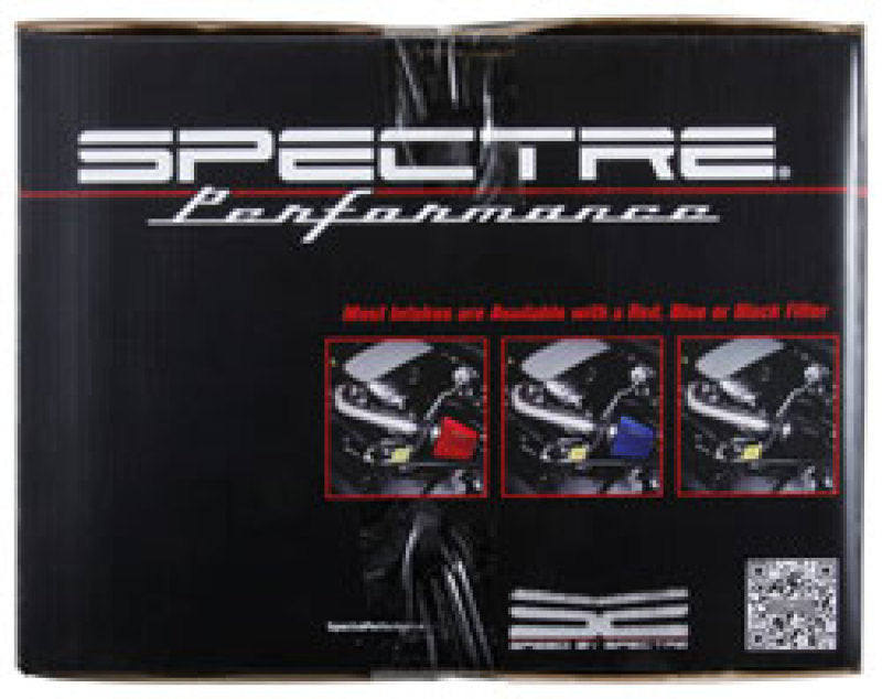 Spectre 9089 2018 Jeep Wrangler V6-3.6L F/I Air Intake Kit - Polished w/Red Filter
