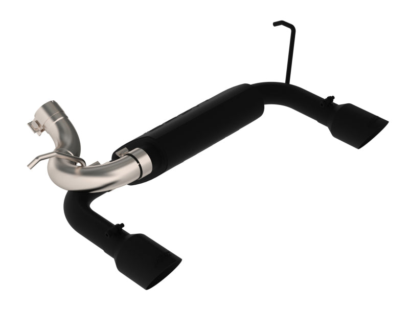 MBRP S5528BLK 07-14 Jeep Wrangler/Rubicon 3.6L/3.8L V6 Axle-Back Dual Rear Exit Black Performance Exhaust Sys