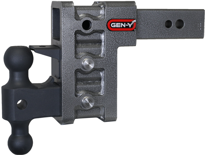 GEN-Y Hitch GH-1623 Gen-Y Mega Duty 2.5in Shank 6in Drop 3.5K TW 32K Hitch w/GH-0161 Dual-Ball/Pintle Lock
