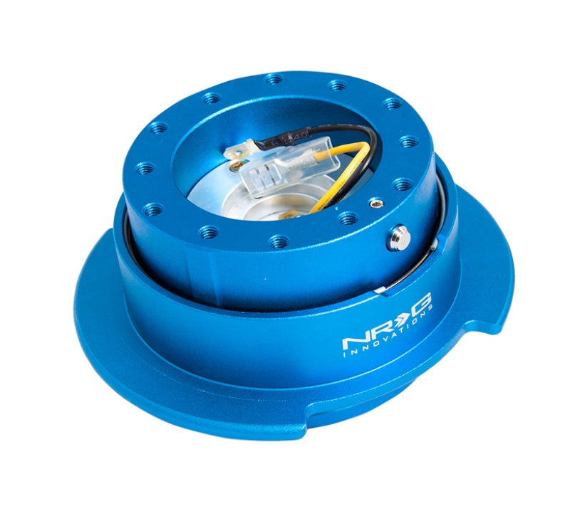 NRG SRK-250BL Quick Release Kit Gen 2.5 - Blue / Blue Ring