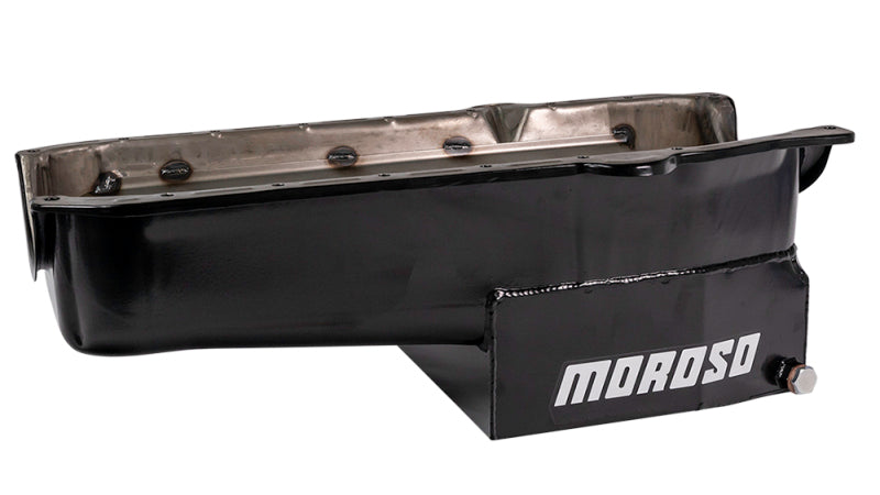 Moroso MOR21320 SBC C/T Oil Pan - 7qt. 1pc. Rear Main