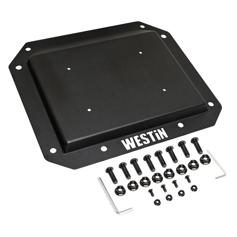 Westin 59-89055 21-25 Ford Bronco (Excl. Sport) Spare Tire Delete Plate - Tex. Blk