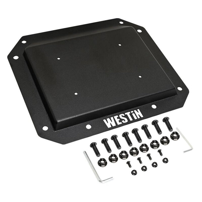 Westin 59-89055 21-25 Ford Bronco (Excl. Sport) Spare Tire Delete Plate - Tex. Blk