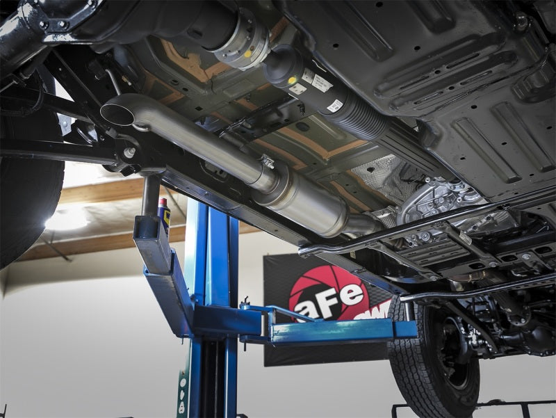 aFe 49-48068 Rock Duster 3in 409 SS Cat-Back Turn-Down Exhaust 2018+ Jeep Wrangler (JL) V6 3.6L