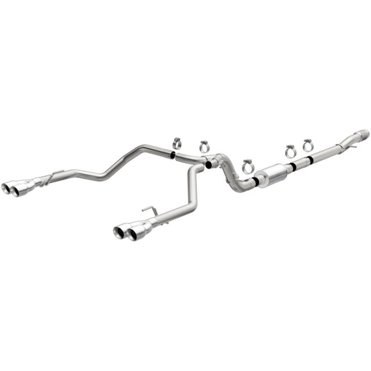 Magnaflow 19489 MagnaFlow 2019 Chevrolet Silverado 1500 Quad Exit Polished Stainless Cat-Back Exhaust