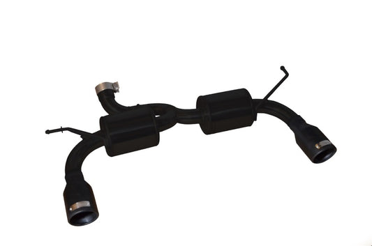 Injen SES5004BLK 07-17 Jeep Wrangler JK 3.6L/3.8L 63mm Stealth Black Axle-back Exhaust w/ 4in Black Tips