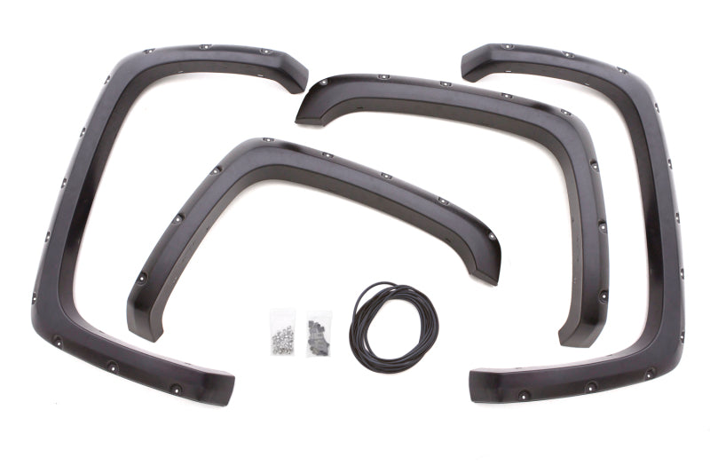 LUND RX129T Lund 2017 Ford F-250 Super Duty RX-Rivet Textured Elite Series Fender Flares - Black (4 Pc.)
