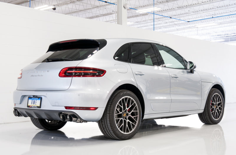AWE Tuning 3020-43040 Porsche Macan Track Edition Exhaust System - Diamond Black 102mm Tips
