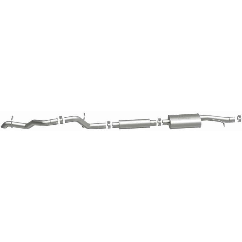 Magnaflow 19539 MagnaFlow 12-18 Jeep Wrangler 2.5in Overland Series Cat-Back Exhaust