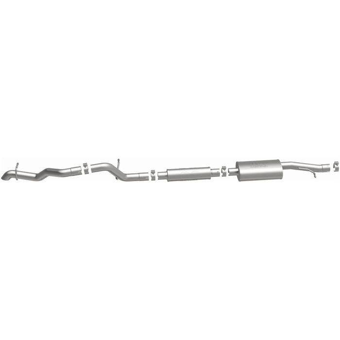 Magnaflow 19539 MagnaFlow 12-18 Jeep Wrangler 2.5in Overland Series Cat-Back Exhaust
