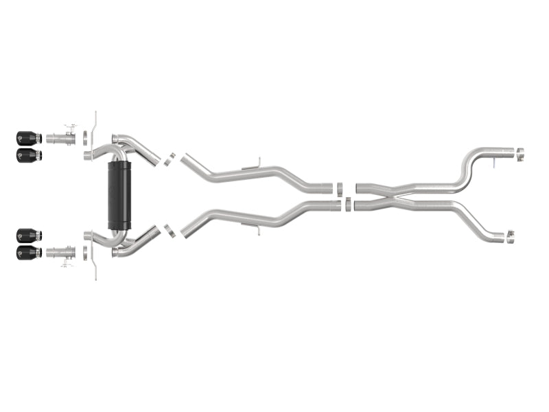 aFe 49-36353-B 23-25 BMW M2 L6-3.0L (G87) MACH Force-Xp Cat-Back Exhaust w/ Black Tip