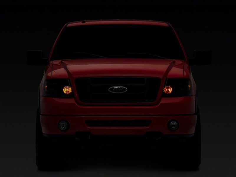 Raxiom T551342 04-08 Ford F-150 Axial Series OEM Style Replacement Headlights- Chrome Housing- Smoked Lens