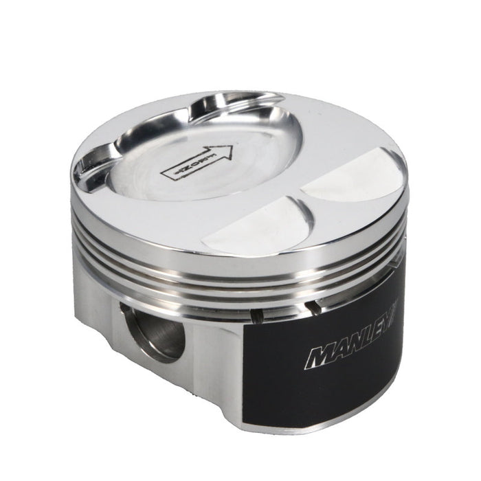 Manley Performance 630002C-4 Manley MazdaSpeed 3 MZR 2.3L 87.75mm Bore -13.3cc Dome 9.5:1 CR Pistons w/ Rings - Set of 4