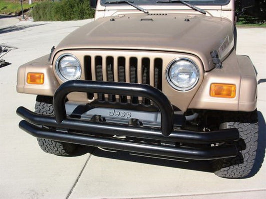 Rampage 8620 1976-1983 Jeep CJ5 Double Tube Bumper Front - Black