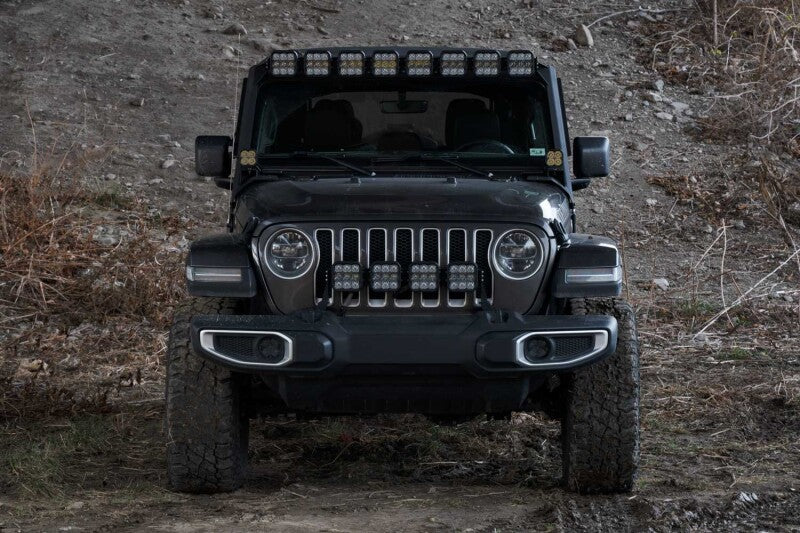 Diode Dynamics DD7262 Jeep JL SS5 Pro CrossLink Windshield - White Combo Lightbar Kit
