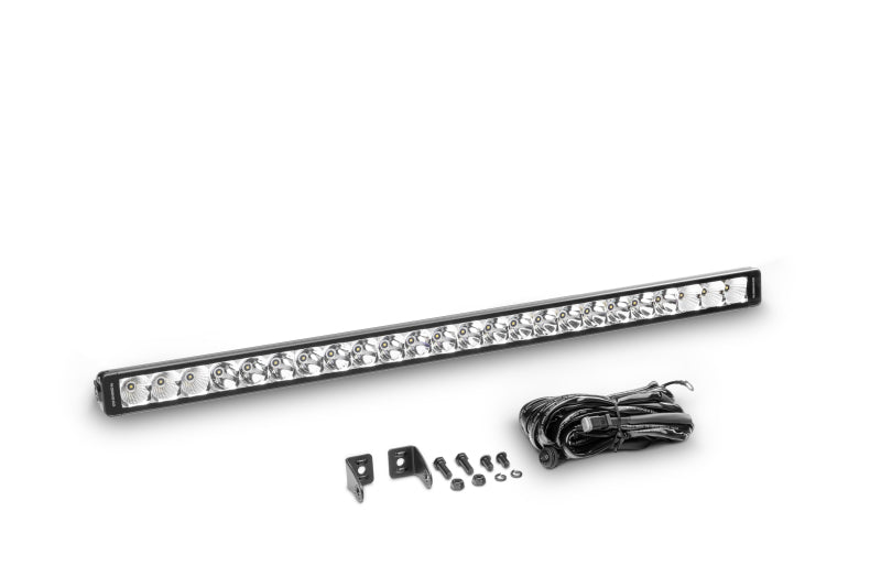 Go Rhino 750723213CSS Xplor Bright Series Sgl Row LED Light Bar (Side/Track Mount) 32in. - Blk