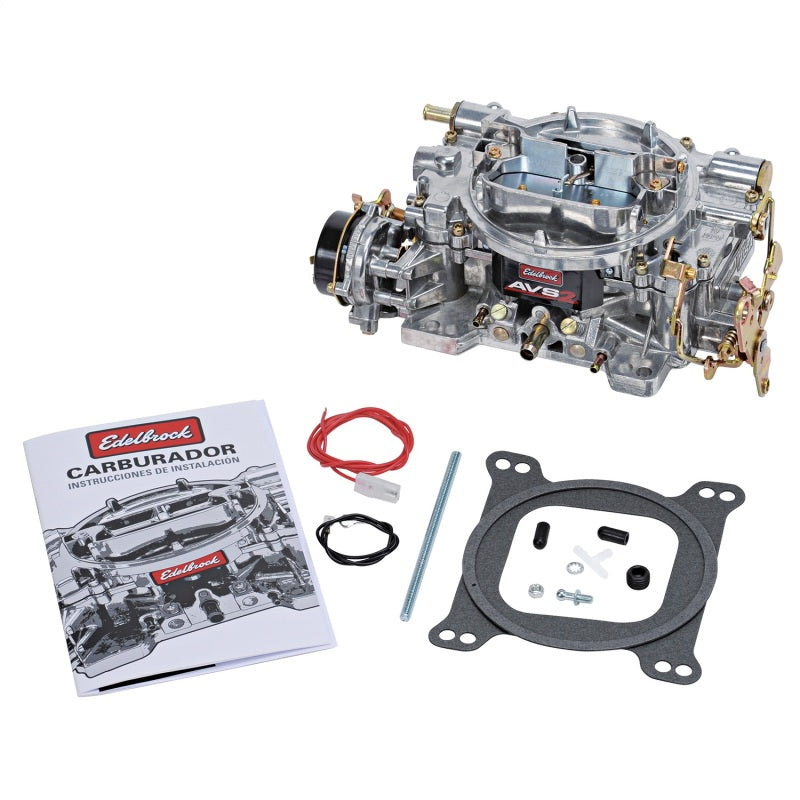 Edelbrock 1901 AVS2 500 CFM Carburetor w/Electric Choke Satin Finish (Non-EGR)