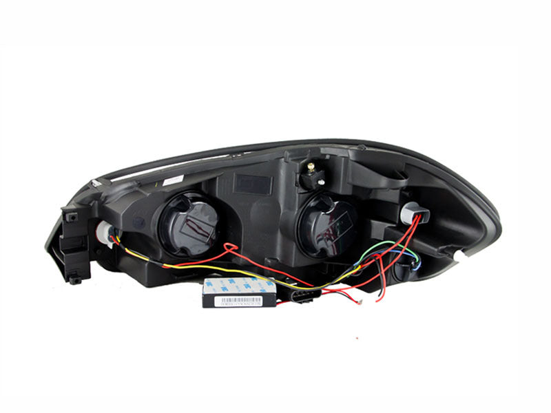ANZO 121236 2006-2007 Chevrolet Monte Carlo Projector Headlights w/ Halo Black
