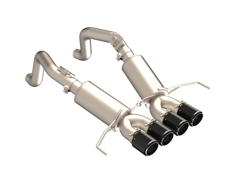 MBRP S70303CF 14-19 Chevrolet Corvette 3in Dual Split Rear Cat Back w/ Carbon Fiber Tips