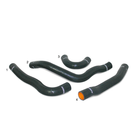 Mishimoto MMHOSE-EVO-10BK Mitsubishi EVO X Black Silicone Hose Kit