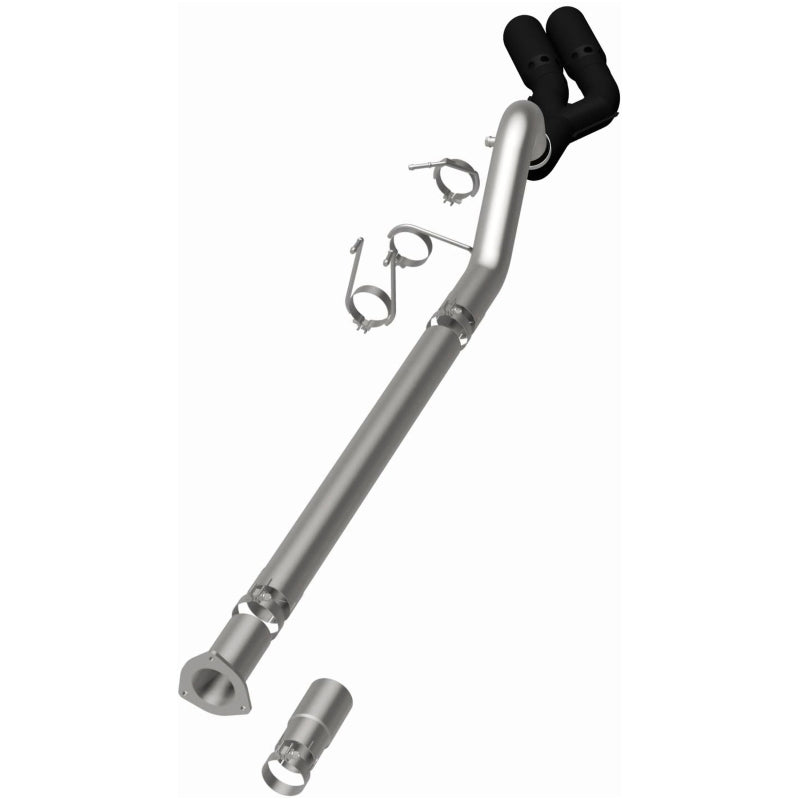 Magnaflow 17068 MagnaFlow 08-18 Ford F-250/F-350/F-450 4.6L/6.7 DPF-Back Black 4in Dual Single Rear Exit