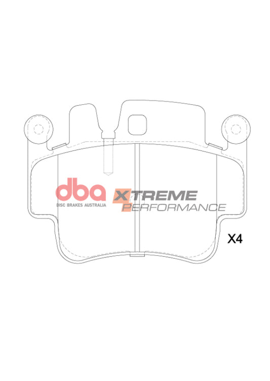 DBA DB1401XP 98-01 Porsche 911 Carrera 996 / 04-13 Porsche Carrera S 997 XP Performance Front/Rear Brake Pads