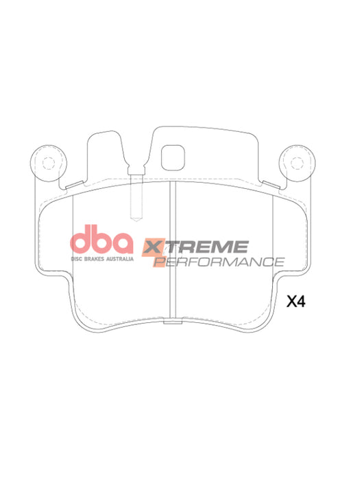 DBA DB1401XP 98-01 Porsche 911 Carrera 996 / 04-13 Porsche Carrera S 997 XP Performance Front/Rear Brake Pads