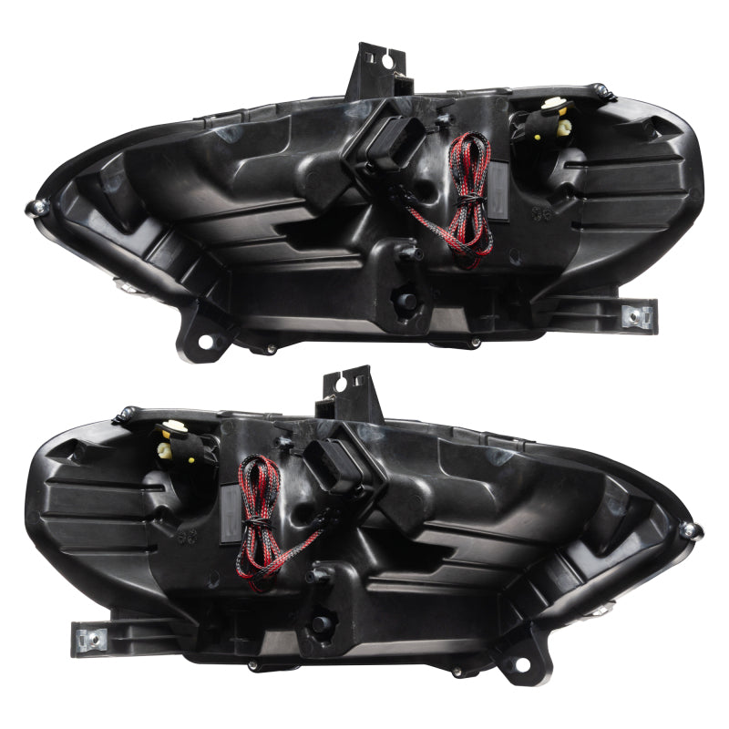 ORACLE Lighting 8204-332 Oracle Lighting 18-23 Ford Mustang Dynamic ColorSHIFT LED Headlights - Black Series