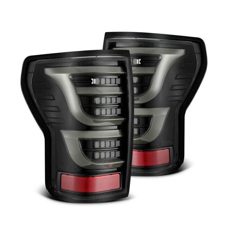 AlphaRex 670040 07-13 Toyota Tundra LUXX-Series LED Tail Lights Alpha-Black