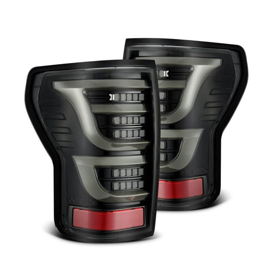 AlphaRex 670040 07-13 Toyota Tundra LUXX-Series LED Tail Lights Alpha-Black