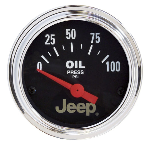 Autometer ATM880240 2-1/16 Oil Pressure Gauge - Jeep Series